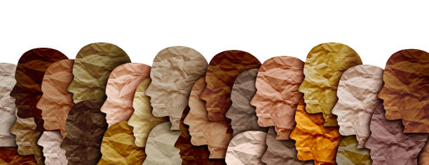 Diverse Society Diverse society and international tolerance celebration of multicultural and african american asian and caucasian culture integration and pride as a multi cultural group. multiculturalism stock pictures, royalty-free photos & images